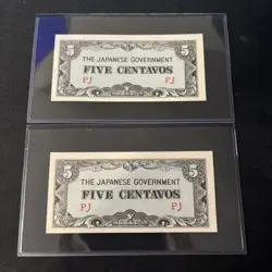 JAPANESE GOVERNMENT CENTAVOS