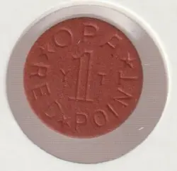 1944 US WWII OPA YT RED RATION TOKEN COLLECTIBLE WW2 COLLECTION OLD WAR COIN USA