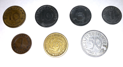 GREAT WEIMAR REPUBLIC WW2 GERMAN REICHSPFENNIG COIN COLLECTION (1924 – 1942)