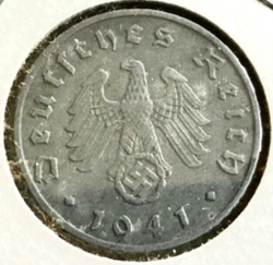 1941-A GERMAN REICHSPFENNIG