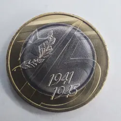 10 ROUBLES 2020 RUSSIA COINS 75 YEARS VICTORY WW2  BIMETALLIC.#736W