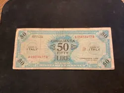50 LIRE WW2