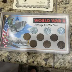 A WW2 PENNY SET
