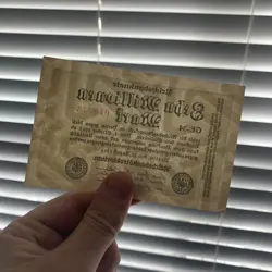 1923 GERMAN 10 MILLION MARK BANKNOTE, GERMANY CURRENCY ERA BETWEEN WWI WW2 WWII