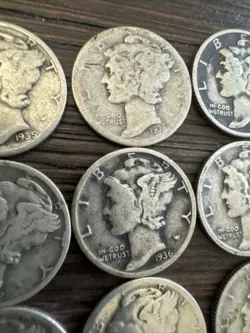 SILVER MERCURY DIMES
