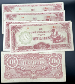 BURMA 10 RUPEES