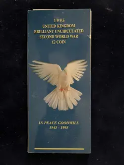 ROYAL MINT 1995 GOOD UNCIRCULATED SECOND WORLD WAR £2 TWO POUND COIN