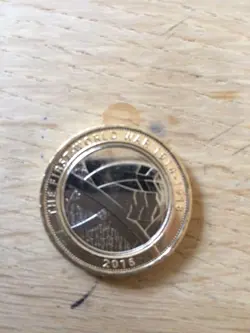 2016  - 100TH ANNIVERSARY OF THE FIRST WORLD WAR  £2 COIN EXCELLENT CONDITION.