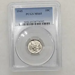 DIME GRADED MS65