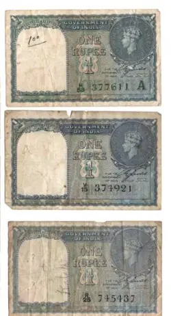 INDIA RUPEE BANKNOTES