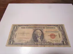 US PAPER MONEY 1935 A $1 HAWAII WW2 EMERGENCY ISSUE...