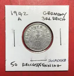 50 PFENNIG! SWASTIKA!