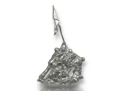 0.62 OZ PURE .999 SILVER BULLION STATUE USMC IWO JIMA FLAG RAISING WW2 PACIFIC