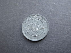 GAS COIN 10 CENTS 1942 UBBERGEN - THE NETHERLANDS (GERMAN OCCUPATION) WW2 (2)