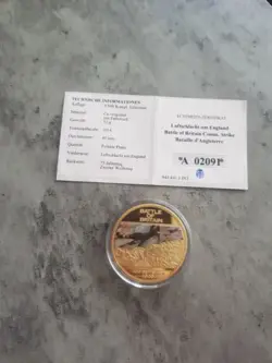 2014 75TH ANNIVERSARY WW2 BATTLE OF BRITAIN WITH COA