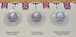 75TH ANNIVERSARY 50P