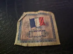 FRANCE 5 FRANCS WW2