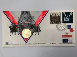 50TH ANNIVERSARY OF THE END OF THE SECOND WORLD WAR £2 COIN 1995
