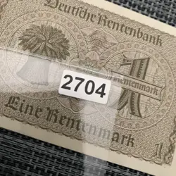 1937 GERMAN RENTENMARK