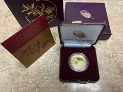 2020 END OF WORLD WAR II WW2 75TH ANNIVERSARY 24-KARAT GOLD COIN W/OGP (20XG)