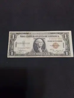 1935-A EMERGENCY ISSUE SILVER CERTIFICATE FROM HAWAII WW2 S44414759C