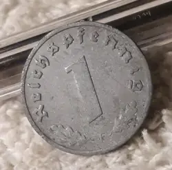 1940  WW2  1 REICHSPFENNIG ~ GERMAN ~ WWII GERMANY ~ HEAVILY CIRCULATED
