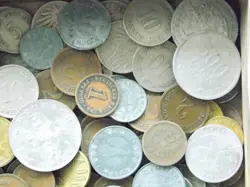 LOT GERMAN COIN 128X DEUTSCHES REICH SWASTIKA REICHSPFENNIG MARK 3RD EMPIRE WW2