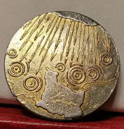 FRENCH MEDAL 35MM WW2 D DAY 80Y US ALLIED INVASION BEACHES COMITEE