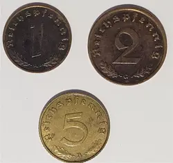 PFENNIG COINS 1PF