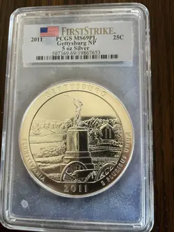 OZ SILVER PCGS