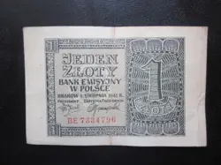 ZLOTY BANKNOTE