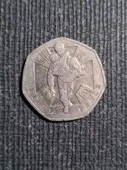 COLLECTABLE 50 PENCE COIN WW2 SOLDIERS 2006