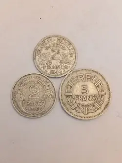 WW2 COINS 1950