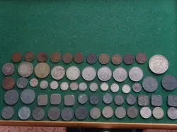 NETHERLAND GULDEN CENT  SOME SILVER 1848 - WW2 ZINC  TRADERS COIN  PACKET M63