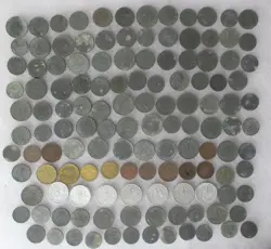 125 ORIGINAL GERMAN 3RD REICH REICHSPFENNIG COINS 1937-1944 WW2 GI WAR SOUVENIRS