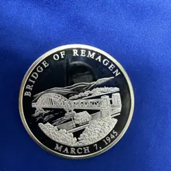 75TH END OF WORLD WAR 2 SILVER .999 COIN