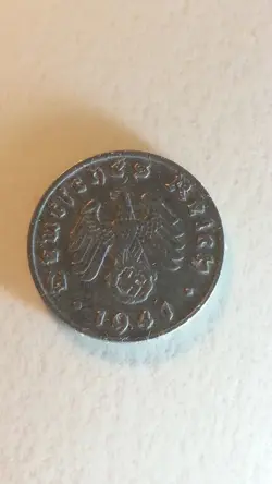 1941 WW2  1 REICHSPFENNIG ~ GERMAN ~ GERMANY, 1PF COIN
