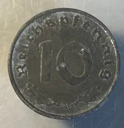 10 REICHSPFENNIG 1942