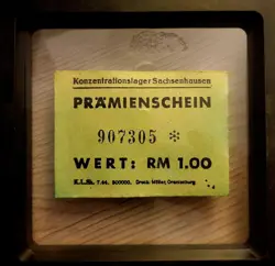 NACHLASS/GHETTO/REICHSMARK/SACHSENHAUSEN/WW2/KONZENTRATIONSLAGER/SCHEIN/BANKNOTE