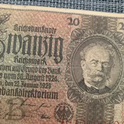 BANKNOTE 1929 GERMAN