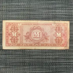 WW2 GERMAN 100 MARK 1944 ALLIED OCCUPATION CURRENCY GERMANY BANKNOTE WWII WW2