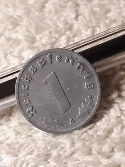 1943 WW2 REICHSPFENNIG~