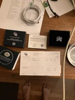 NEVER OPENED 2020 END OF WORLD WAR II 75TH ANNIVERSARY SILVER MEDAL WW2