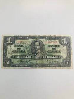 CANADA DOLLAR 1937