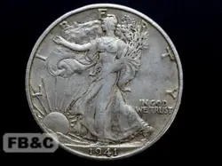 WW2 1941 S UNITED STATES 0.900 SILVER WALKING LIBERTY HALF DOLLAR COIN KM#142