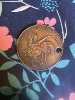 WW2 VINTAGE TOKEN FROM LONG BRANCH SALOON DODGE CITY KANSAS EXCELLENT CONDITION