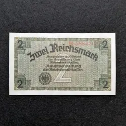 2 REICHSMARK 1940 1945 ND GERMANY THIRD REICH WW2 BANKNOTE REPRODUCTION P-R137