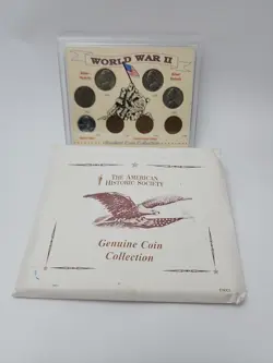 WORLD WAR 2 OBSOLETE COIN COLLECTION 8 PIECE COIN SET 