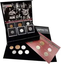 WW2 WORLD CURRENCY - 6 COINS USED DURING THE WORLD WAR 2 BY ALLIES & AXIS (1939-