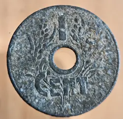 INDOCHINE CENT COIN